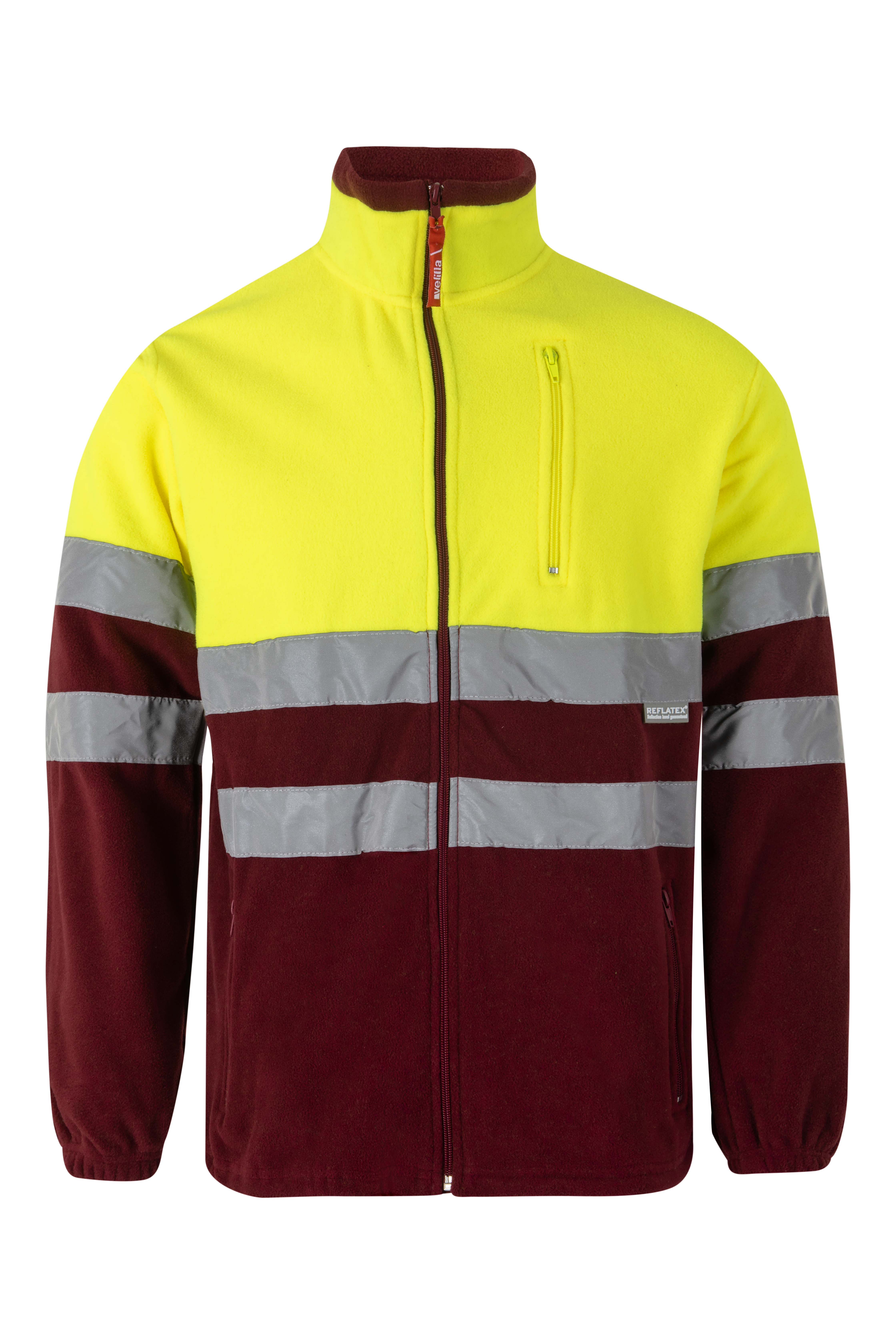 VL EROS LARGE. Casaco polar bicolor (280g/m²), em poliéster (100%)