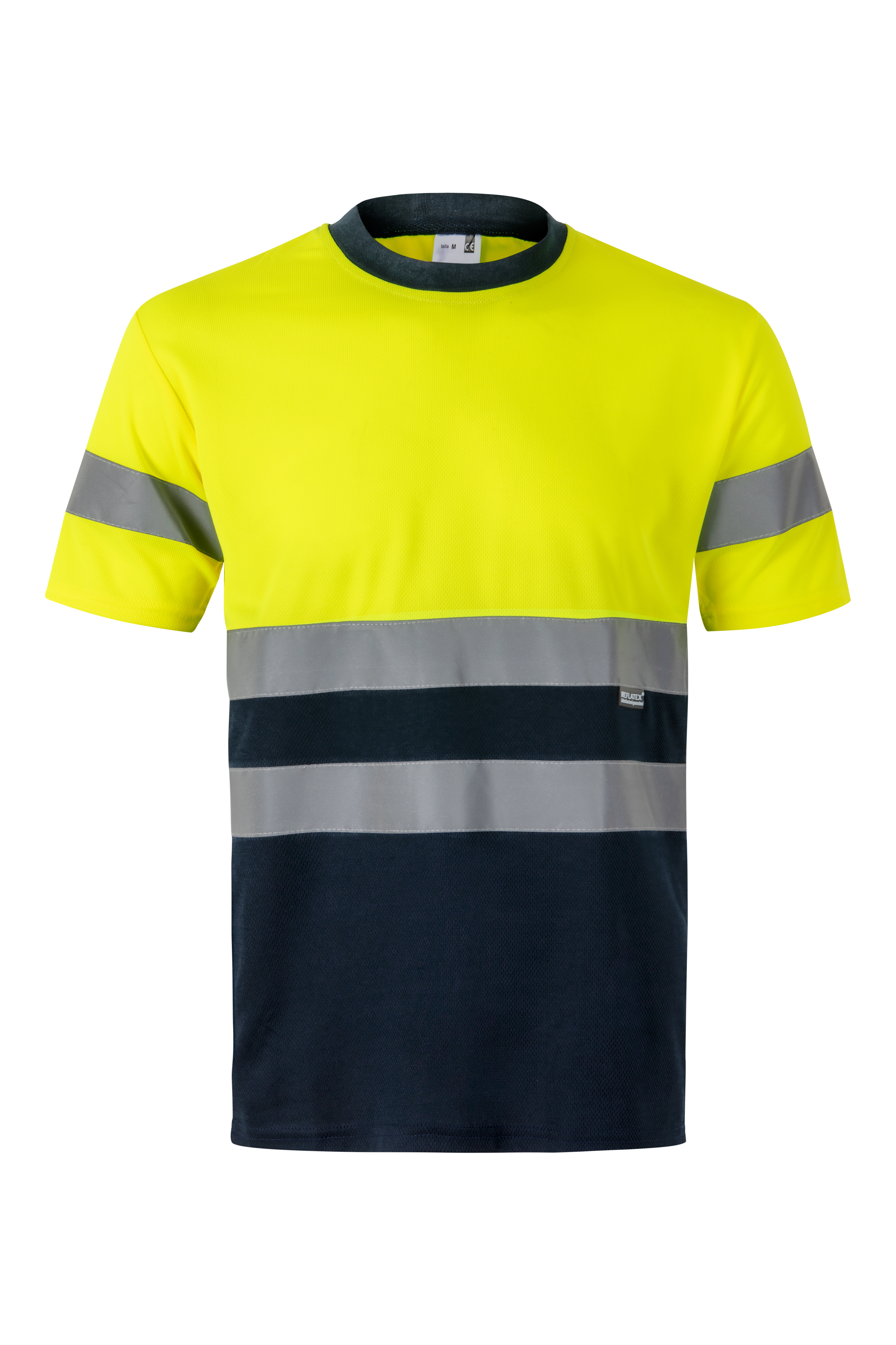 VL BRAHMA LARGE. T-shirt técnica bicolor bird-eye (140g/m²), em poliéster (100%)