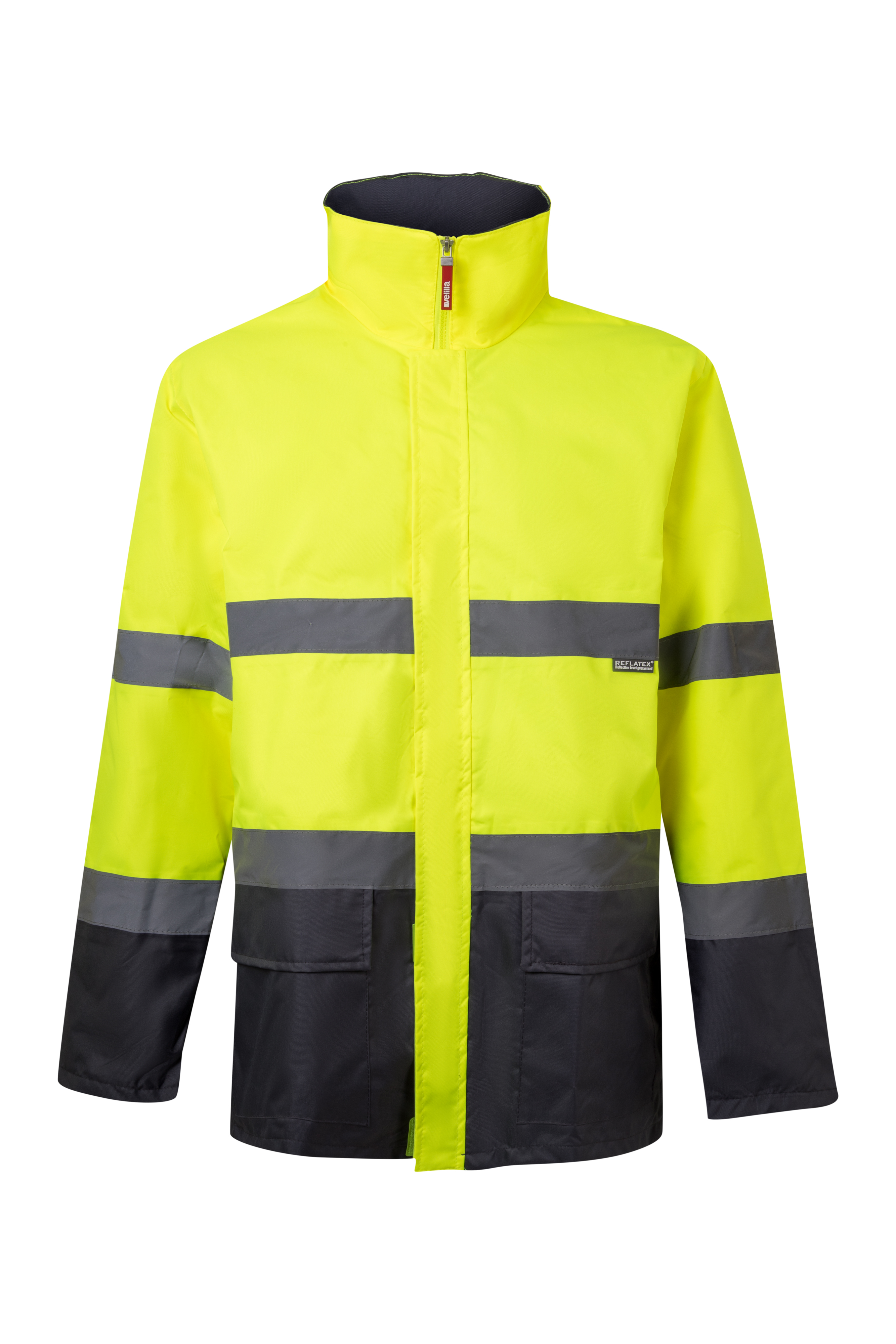 VL THEMIS LARGE. Parka bicolor (190g/m²), em poliéster (100%), com revestimento em PU