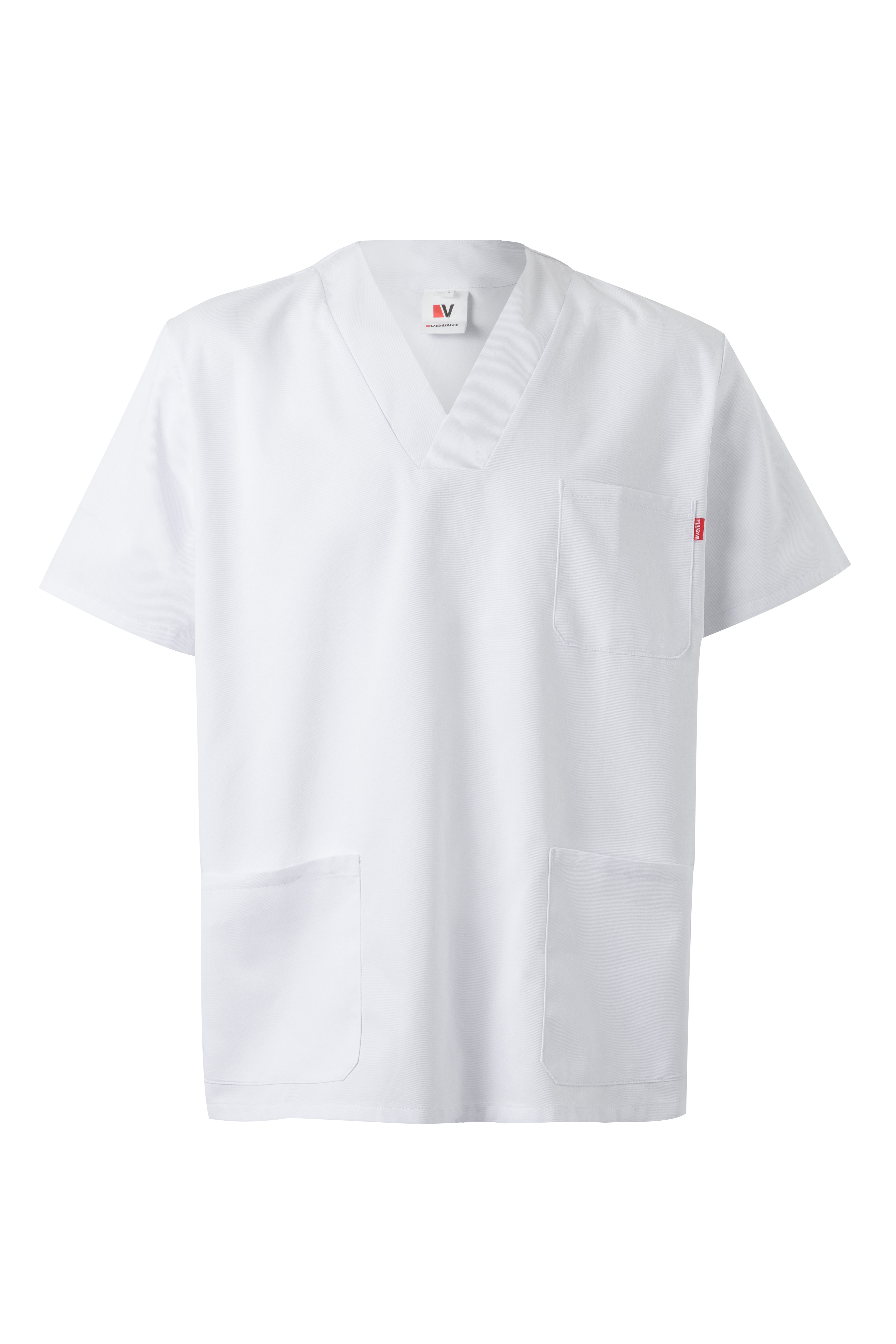 VL TLALOC. Tunique en sergé (190g/m²) à manches courtes, en polyester (65%) et coton (35%)
