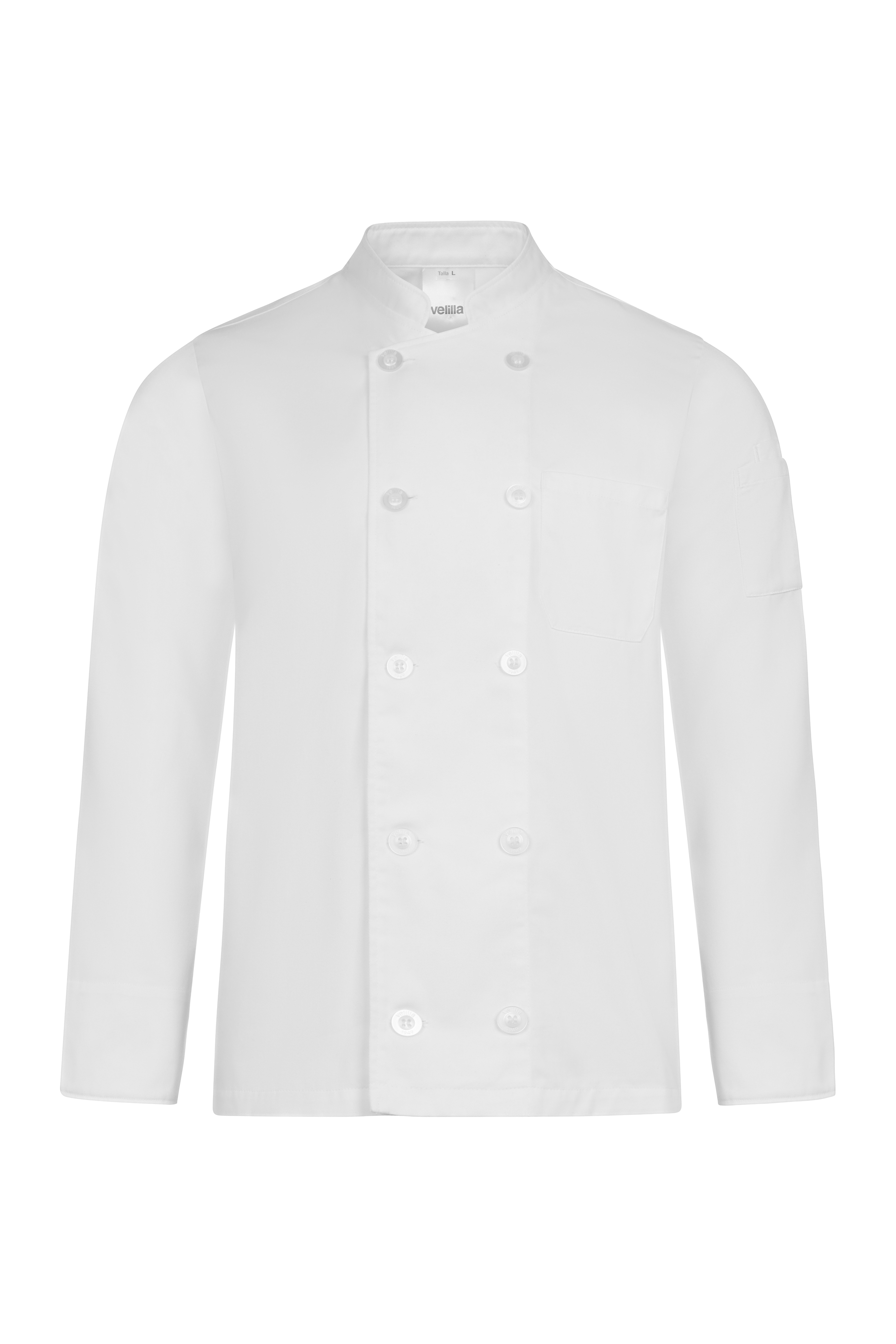 VL BACO. Jaleca de cozinha (190 g/m²) de manga comprida