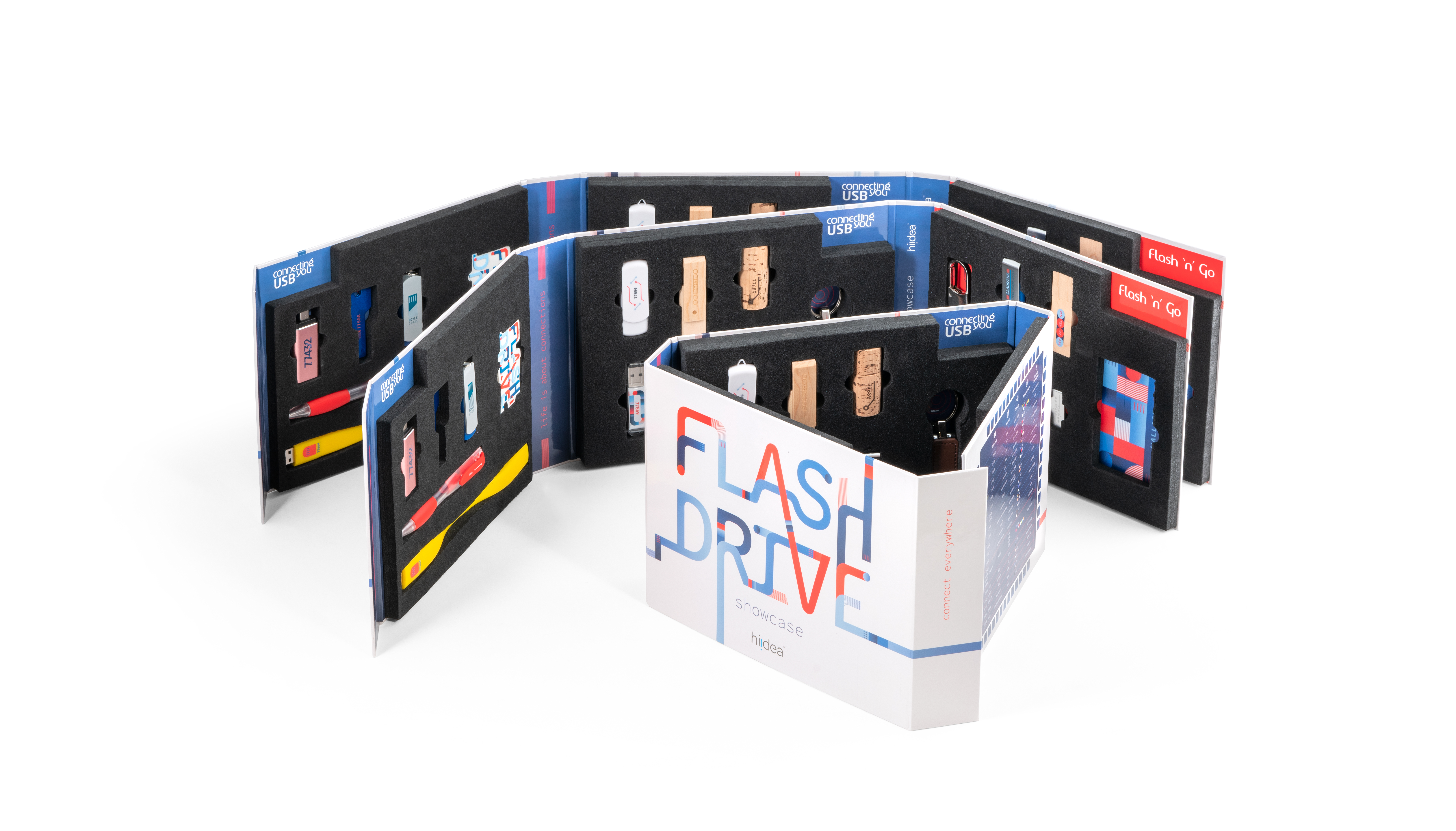 FLASH DRIVE SHOWCASE. Mostruário de pen drives personalizado
