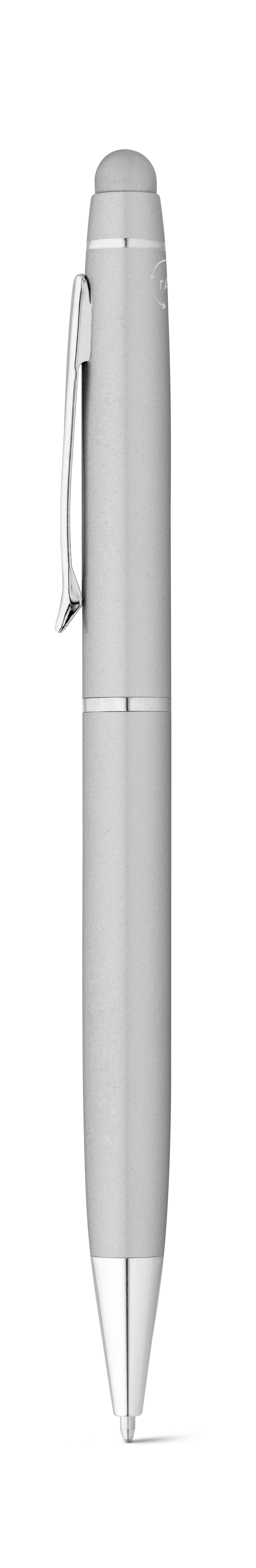 JULIE. Ball pen in recycled aluminum (100% rAL) with touch tip