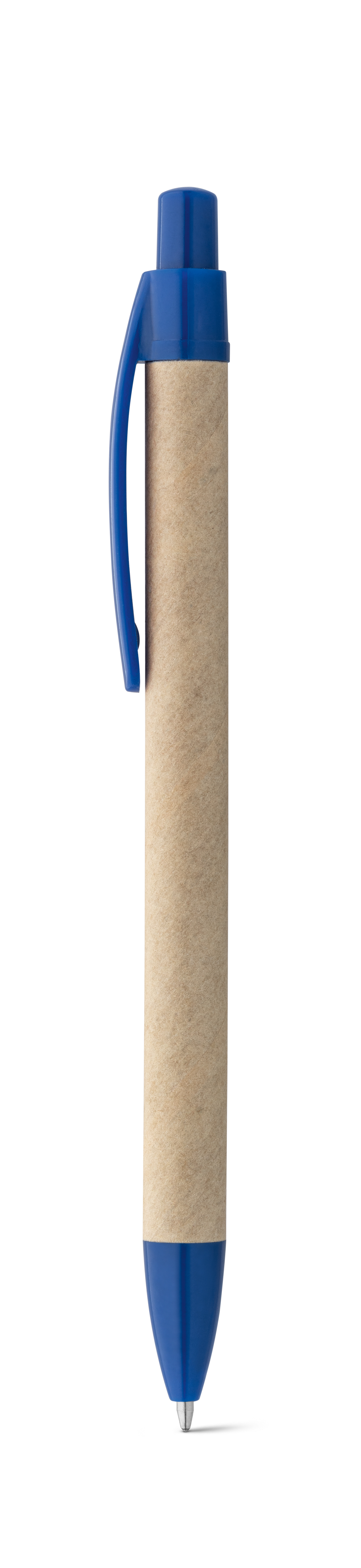REMI. Esferográfica em papel 100% reciclado com clipe