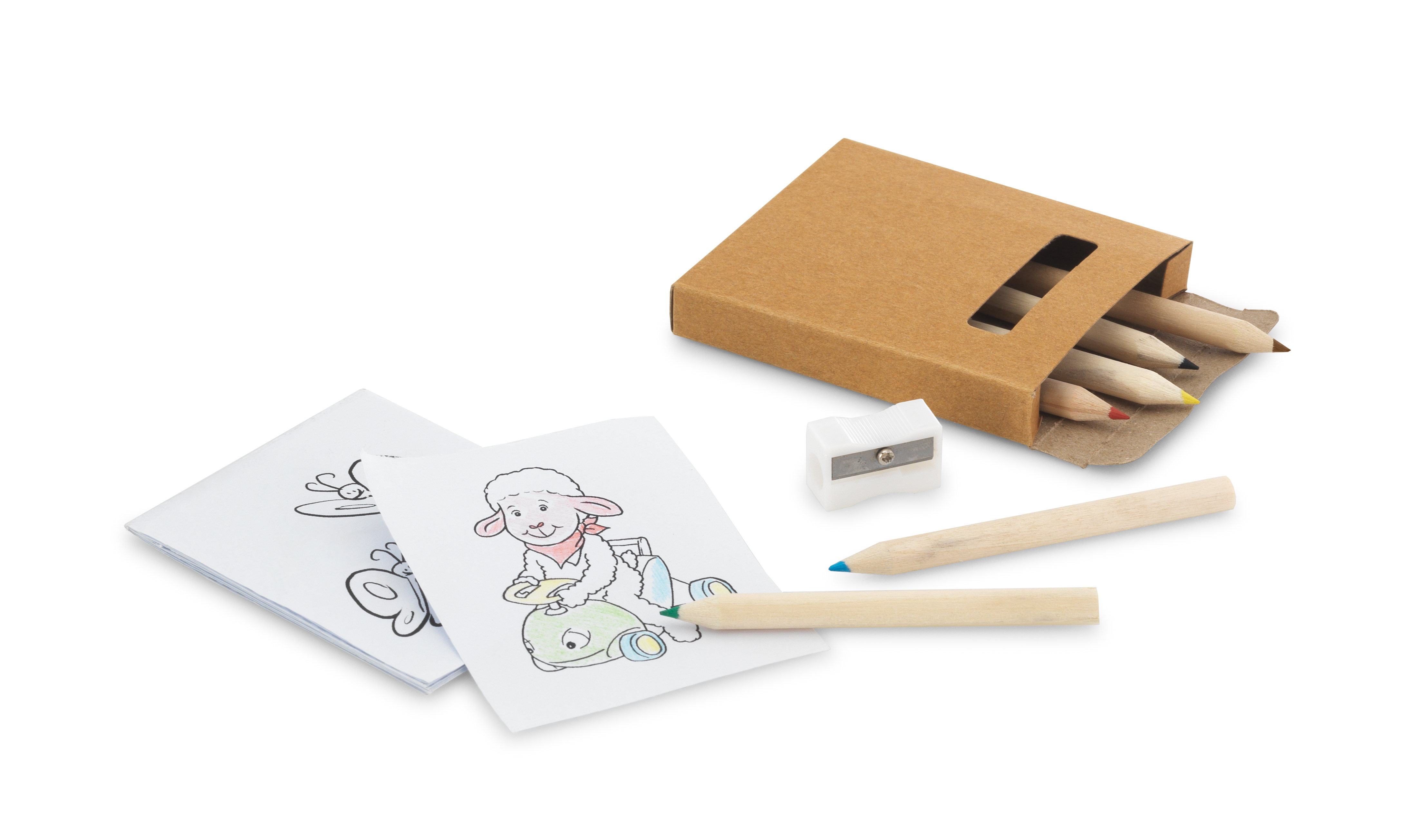 ANIM. Conjunto para pintar em caixa de cartão