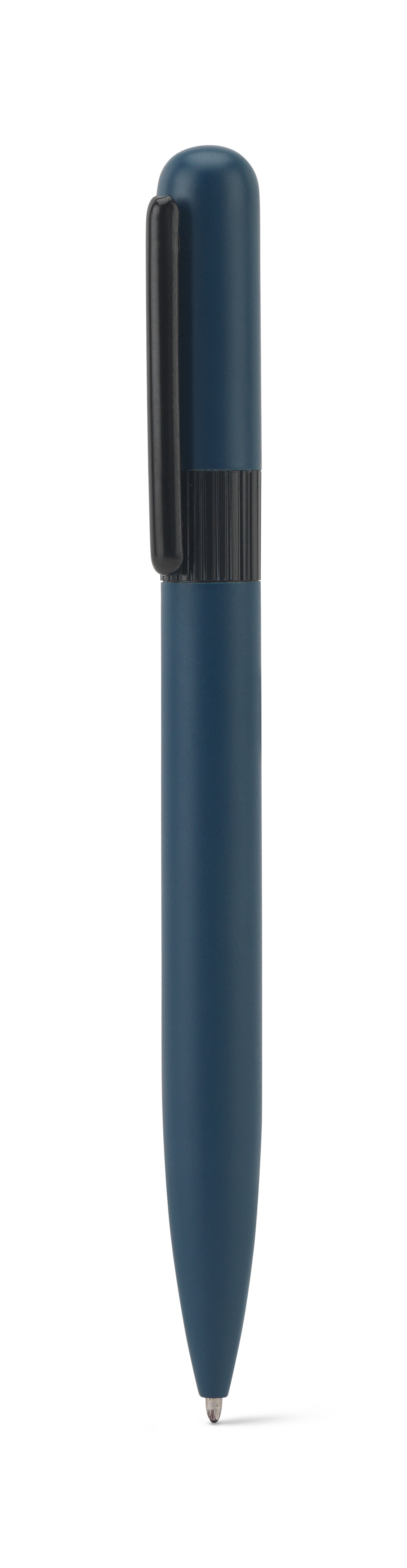 ELSIE ROUND. Esferográfica em metal (60% reciclado) com design arredondado