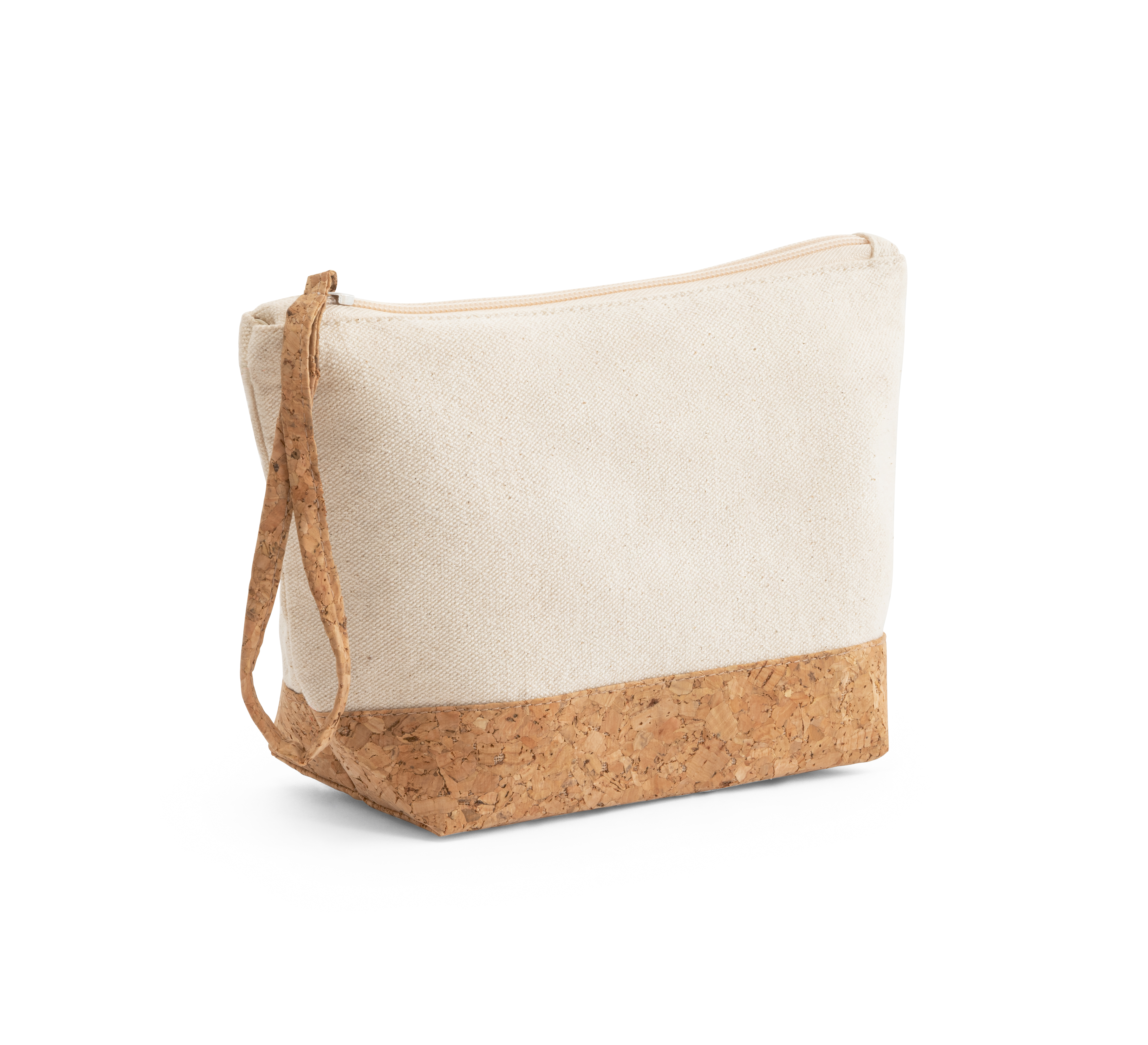BLANCHETT. Necessaire 100% de algodão (280 g/m²) com detalhes em cortiça