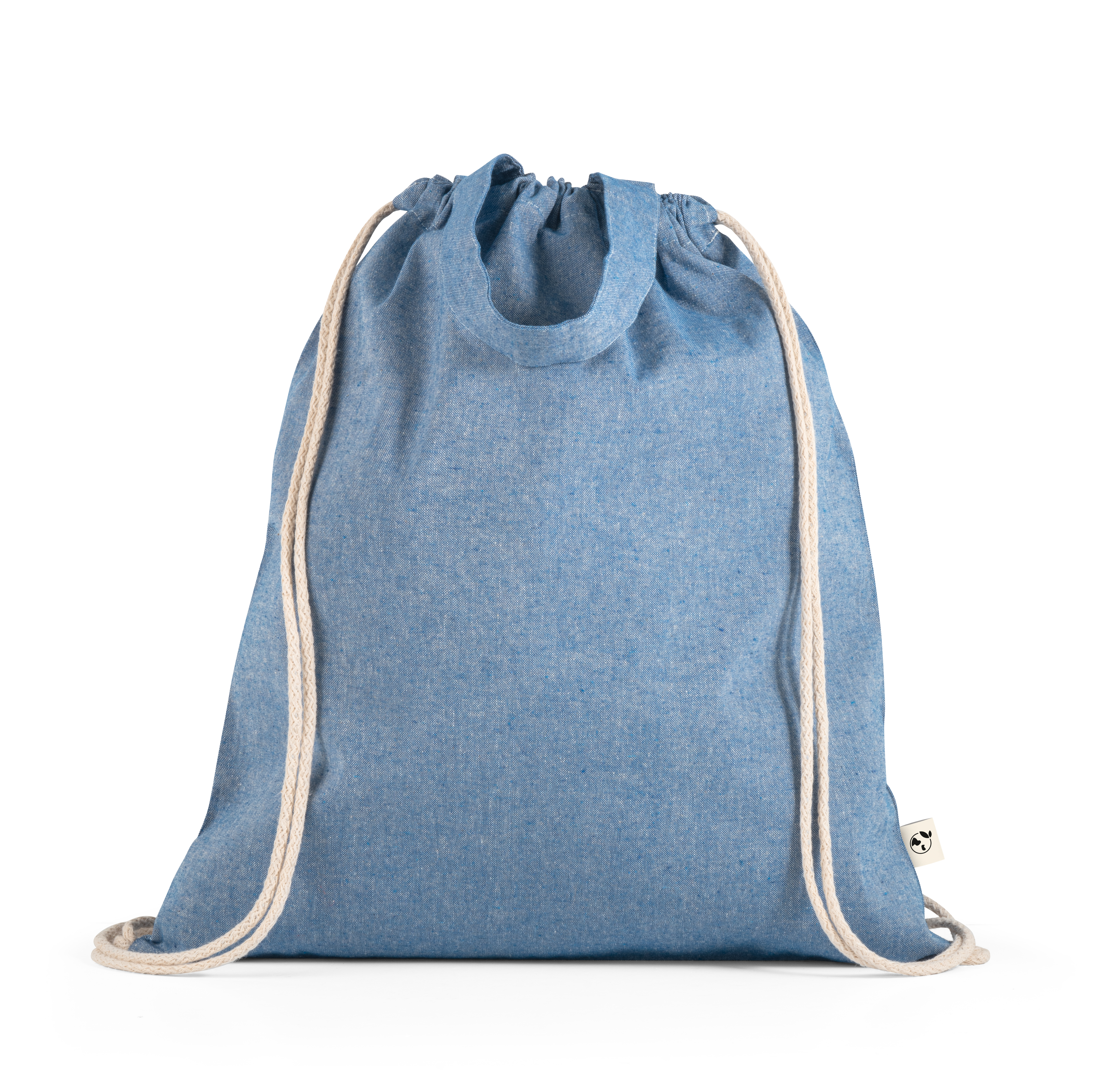 RISSANI. Saco tipo mochila com algodão reciclado (70%) e poliéster (30% rPET) (140 g/m²)