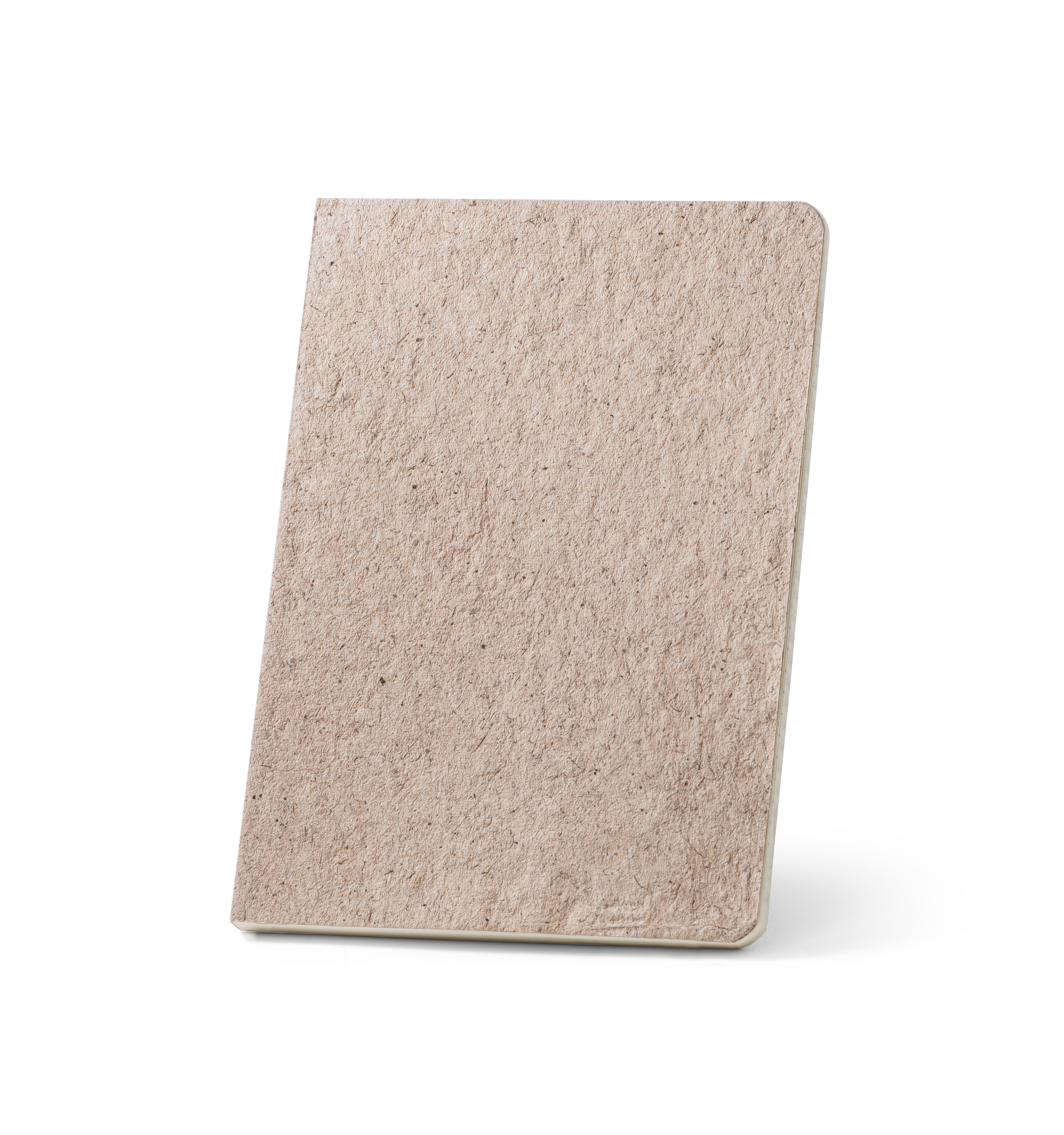 TEAPAD SEMI-RIGID. Bloco de notas A5 com capa semi-rígida fabricada a partir de restos de folhas de chá (65%)
