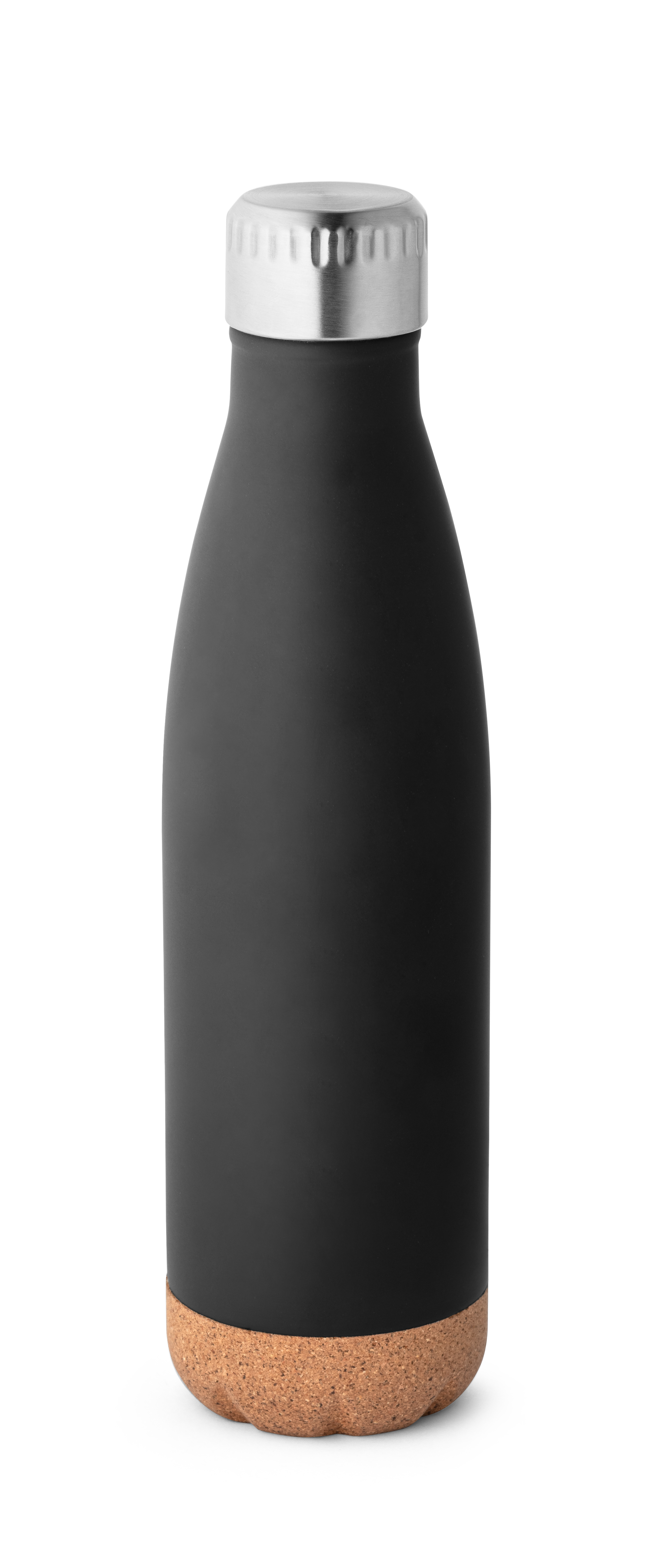 SOLBERG. Garrafa térmica em aço inoxidável e base em cortiça 560 mL