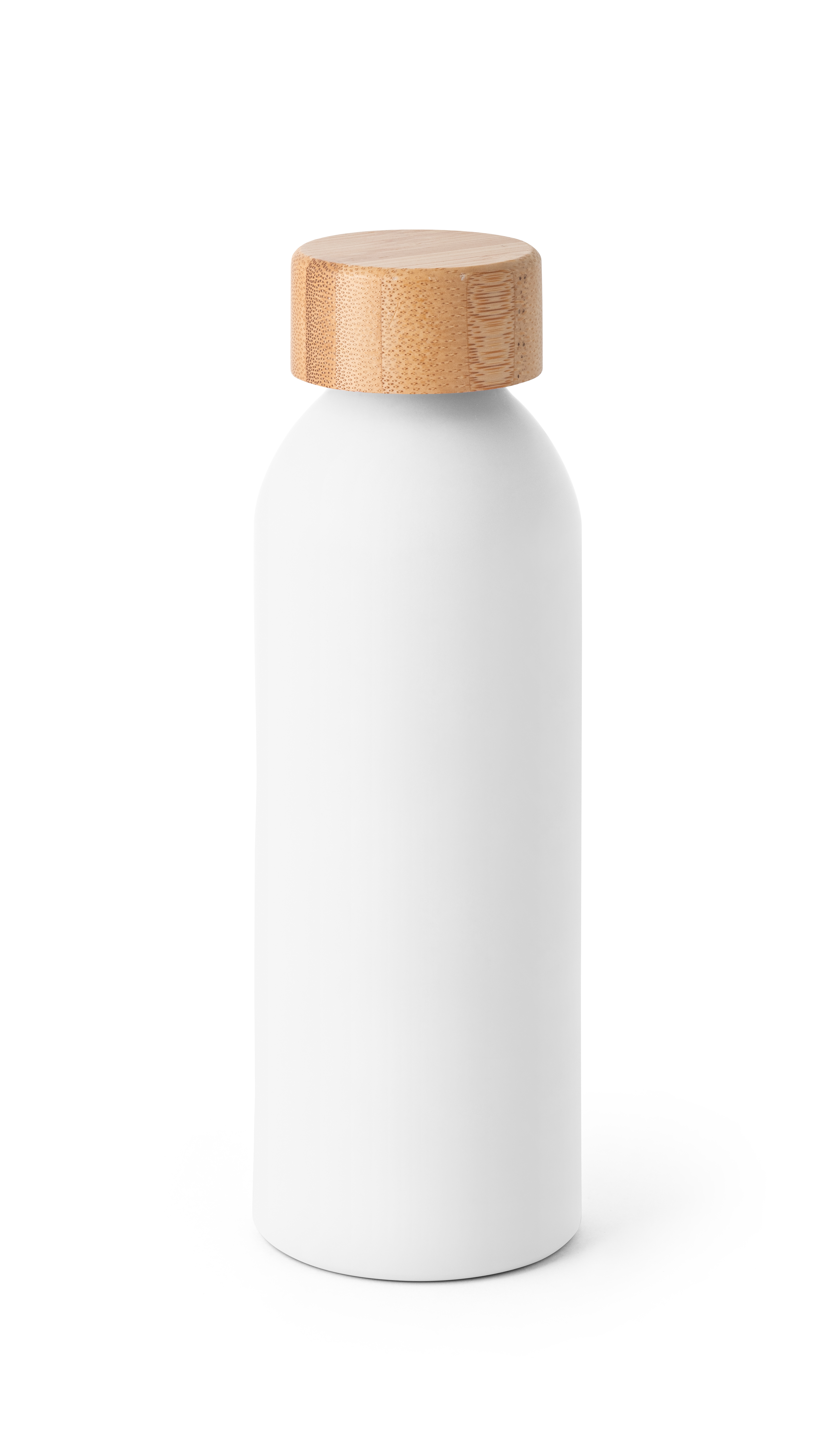 QUETA. Garrafa em alumínio com tampa em bambu 550 mL