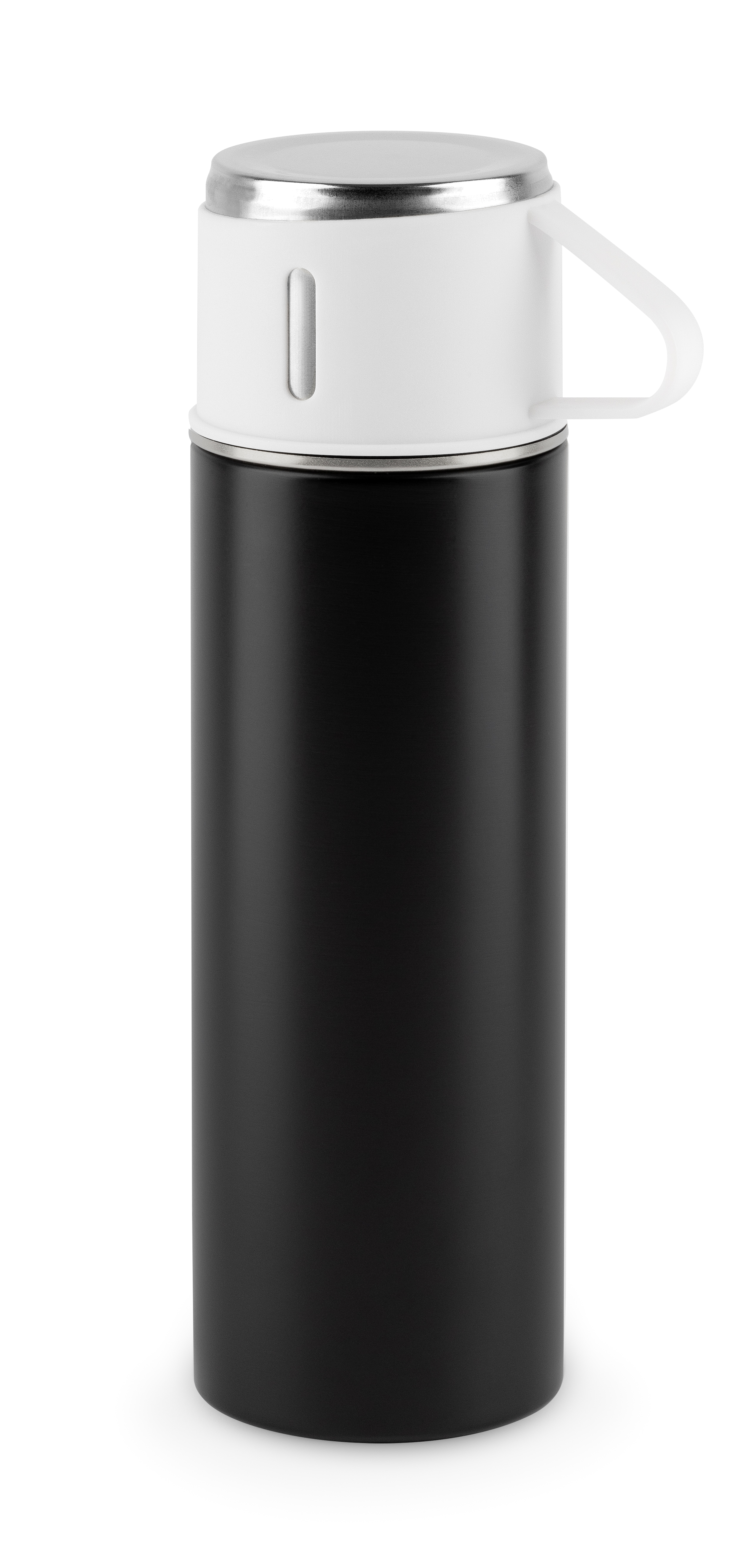 COMANECI. Garrafa em aço inoxidável (90% reciclado) de parede dupla, com acabamento em mate 490 mL