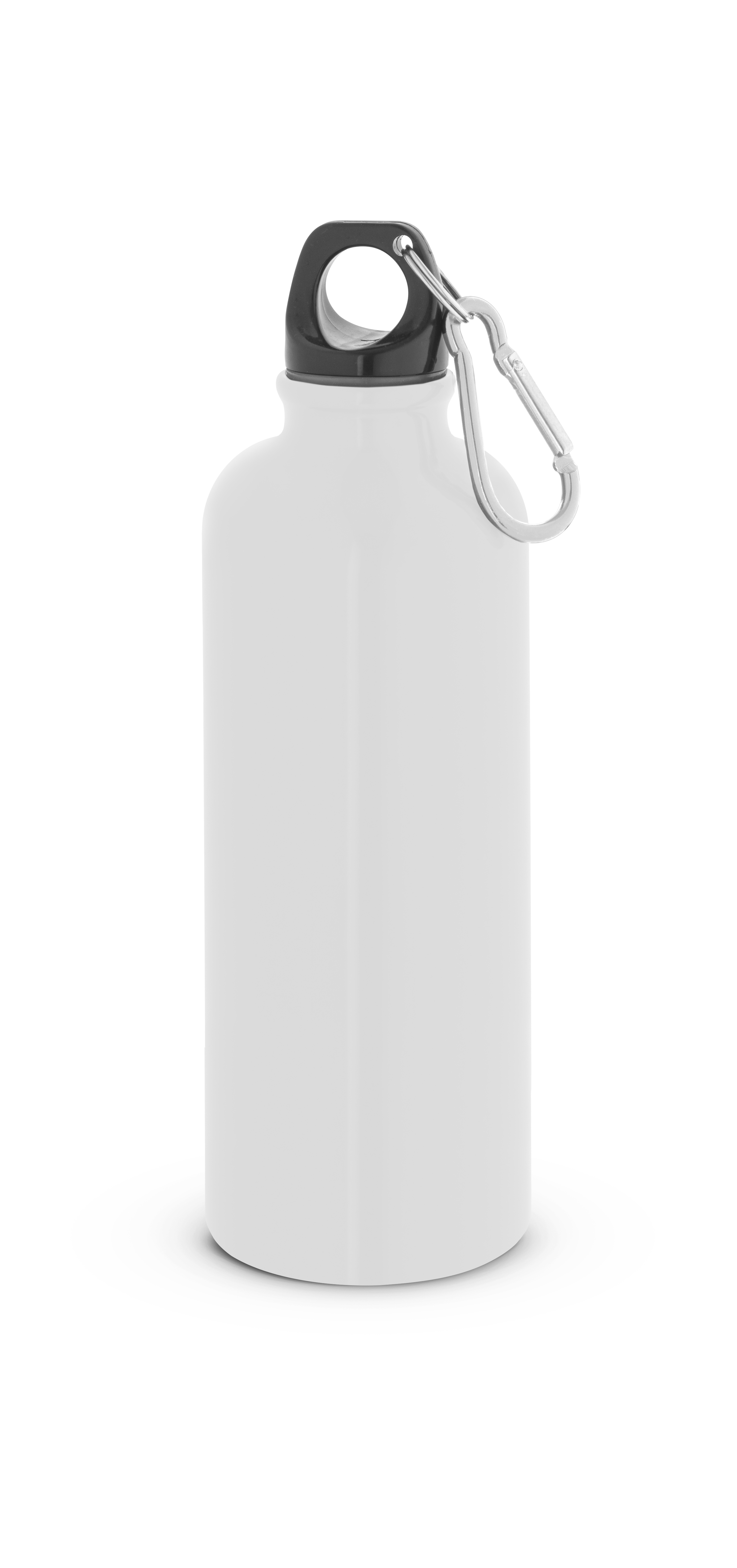 KELCE. Garrafa em aço inoxidável com parede simples e mosquetão 550 ml