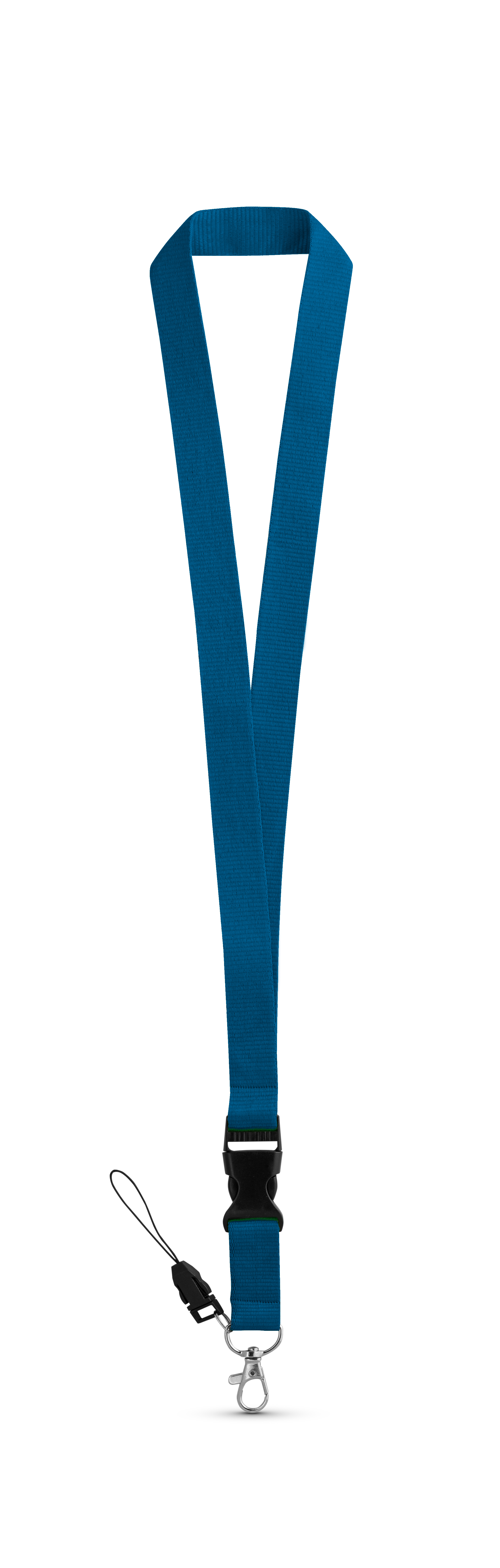 ANQUETIL. Lanyard em poliéster com mosquetão em metal
