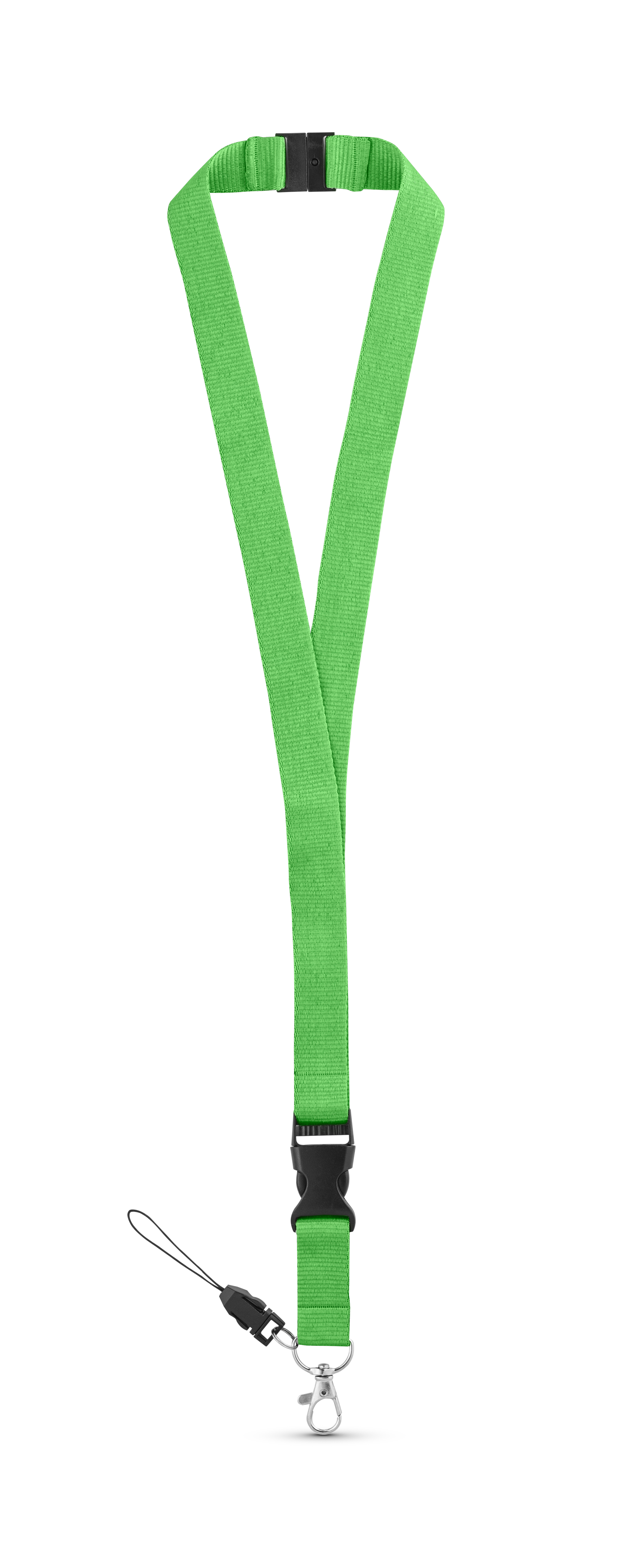 MURRAY. Polyester lanyard with metal carabiner