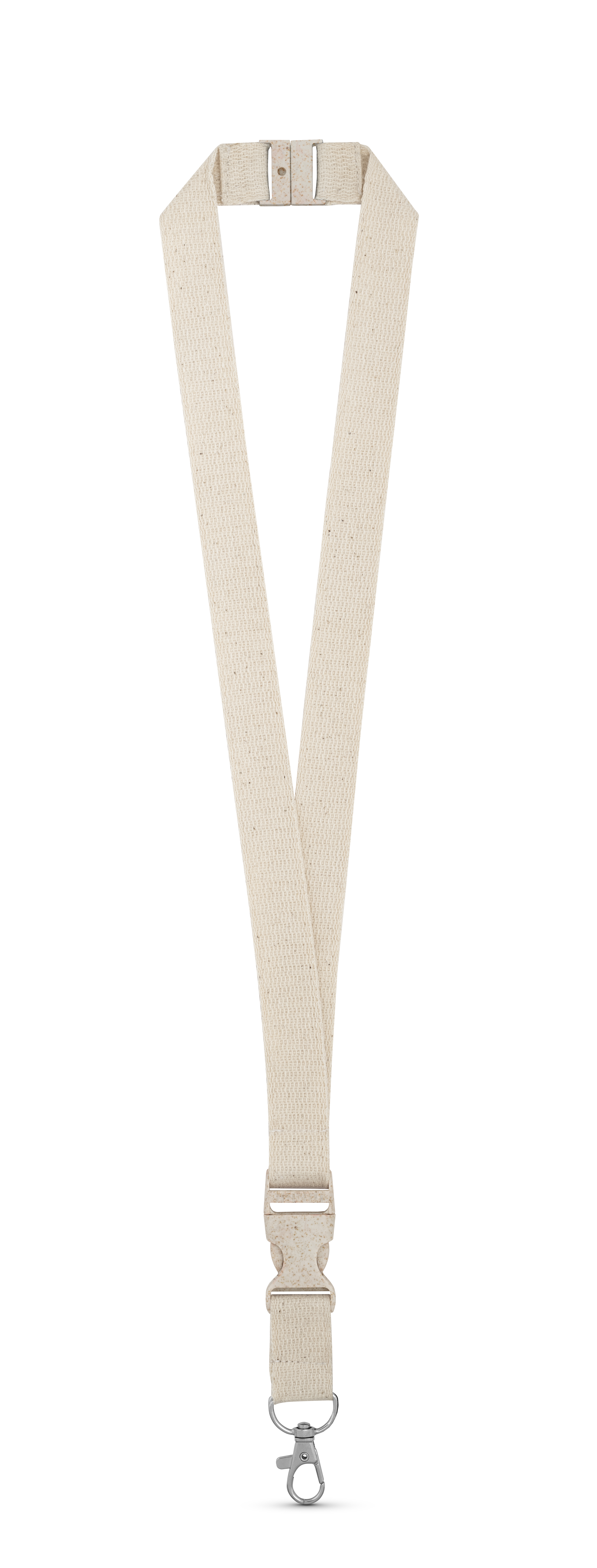 BALLINA. Lanyard 100% algodão com mosquetão em metal