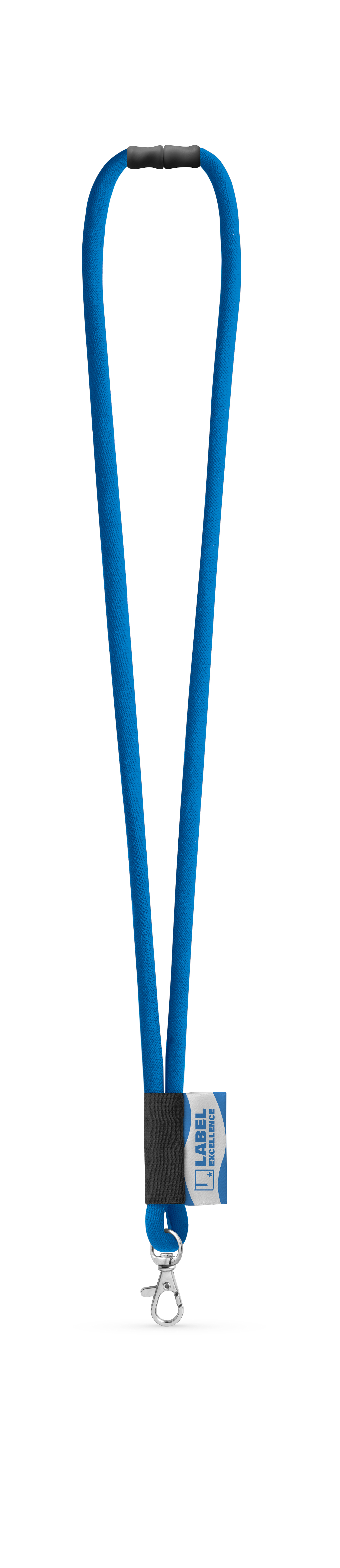 WISBECH. SET Lanyard TUBE Long (Ø 7 mm) com mosquetão de gatilho 9 mm e Fecho de segurança Ø 7 mm