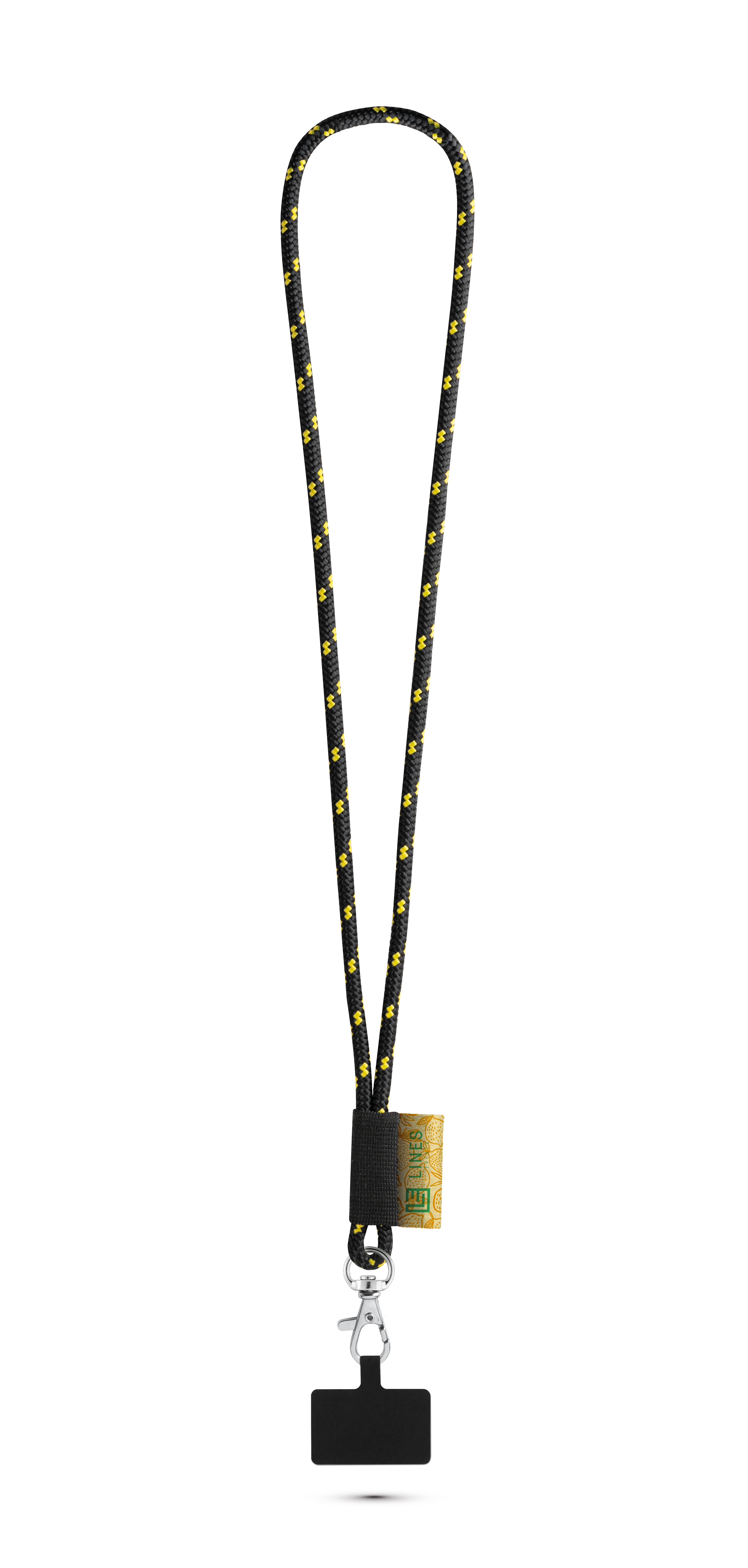 STAFFORD. SET Lanyard NAUTIC Long (Ø 7 mm) com mosquetão de gatilho 9 mm e suporte para telemóvel