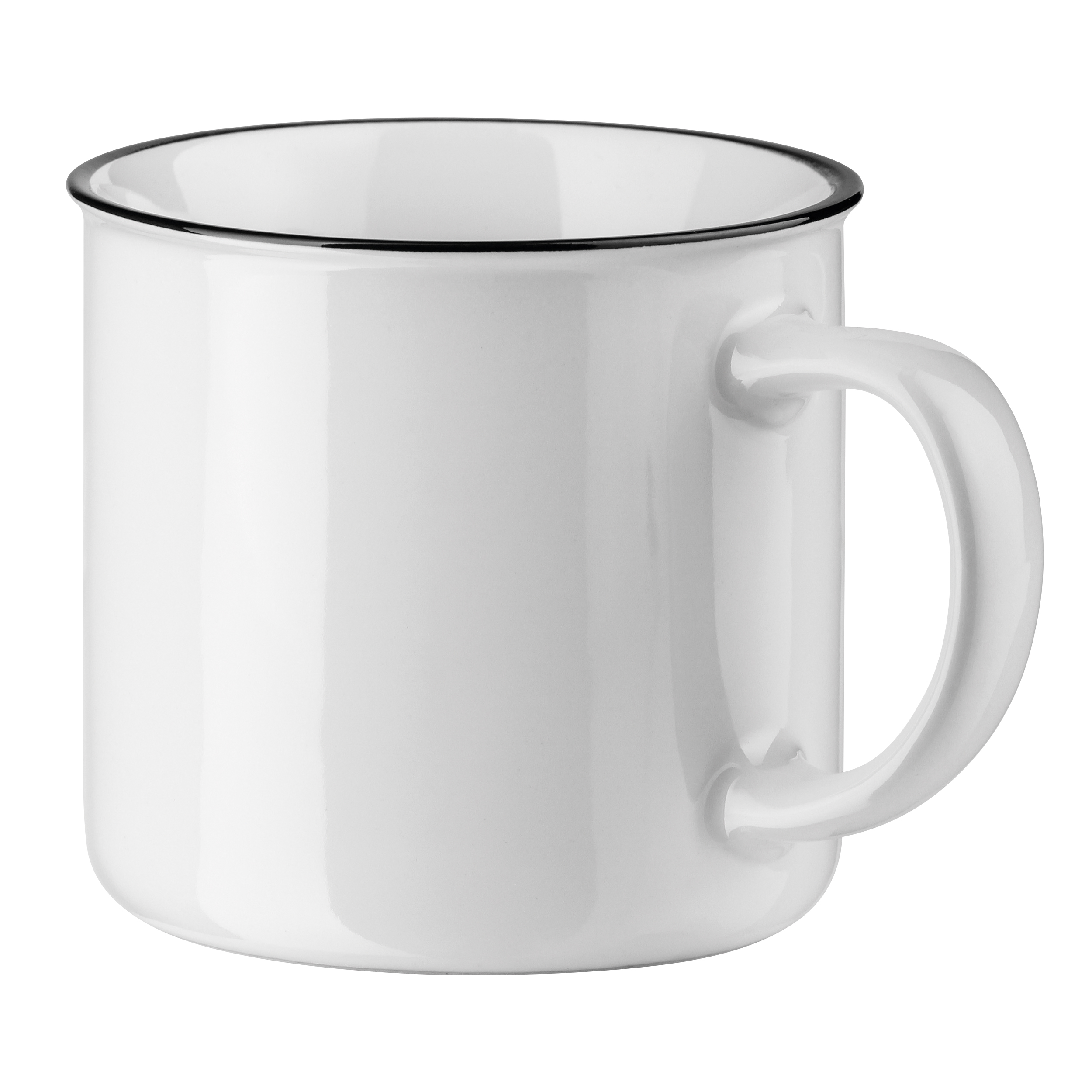 VERNON WHITE. Caneca em cerâmica 340 mL