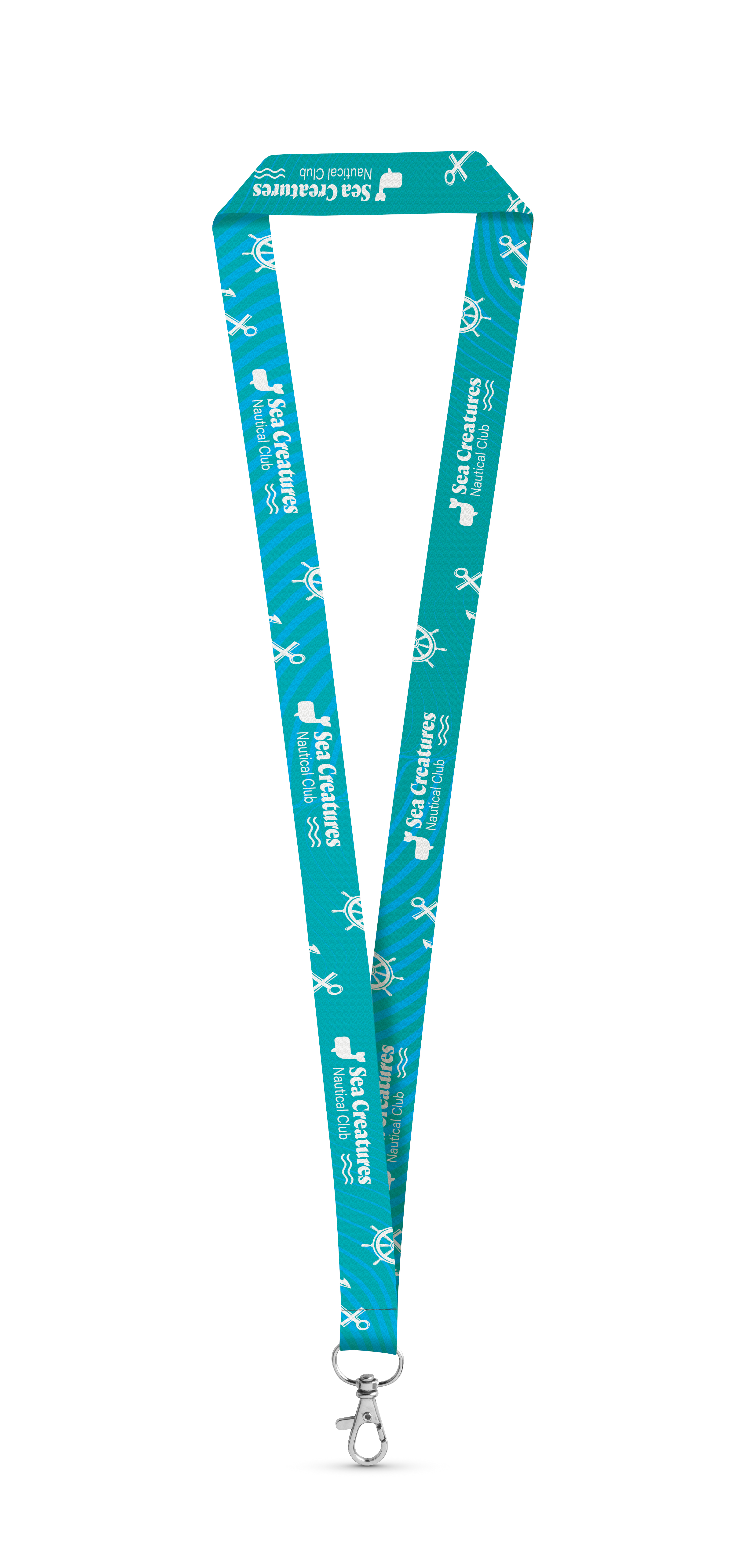 BRIGHTON. SET Lanyard SUBLIMATION Long II (20 mm) com mosquetão de gatilho 20 mm