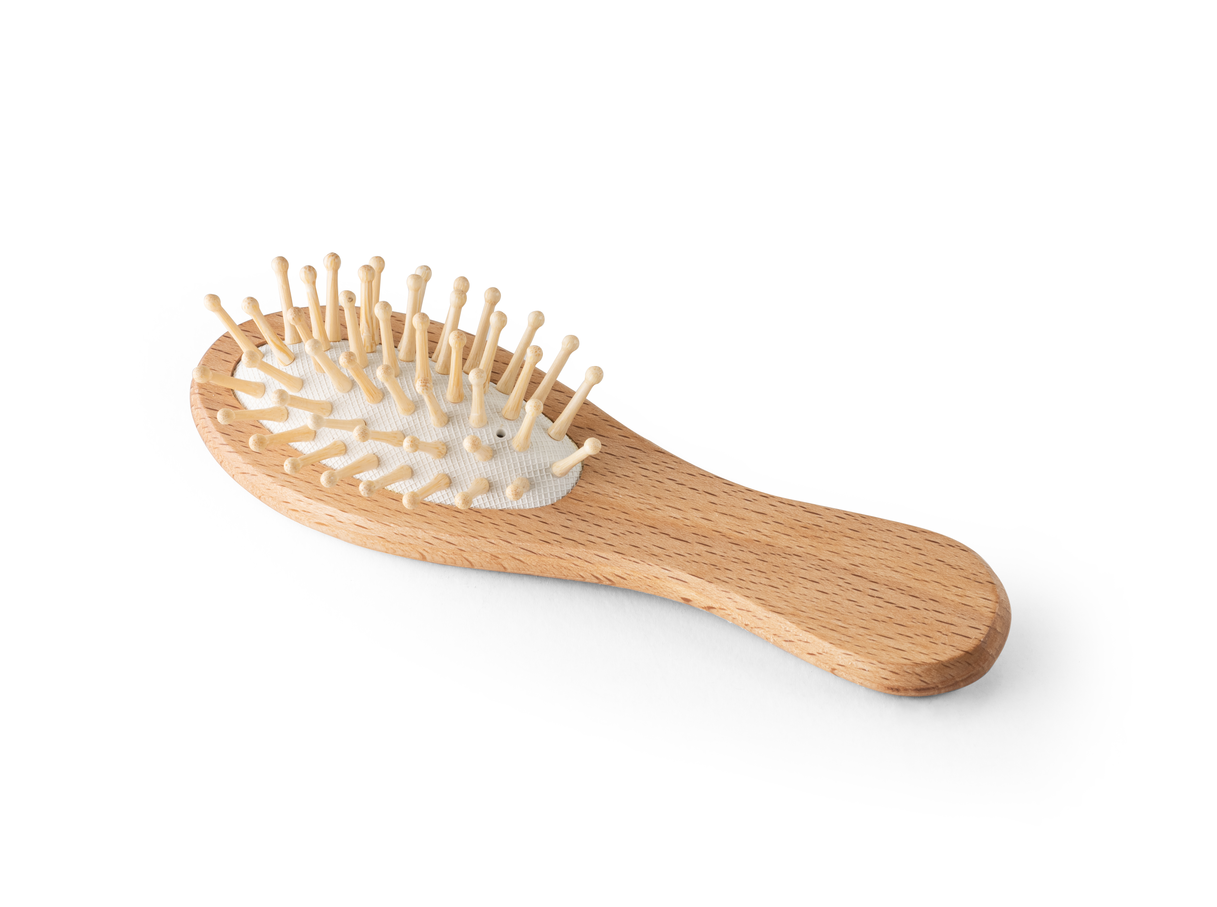 DERN. Escova para cabelo em madeira e dentes em bambu