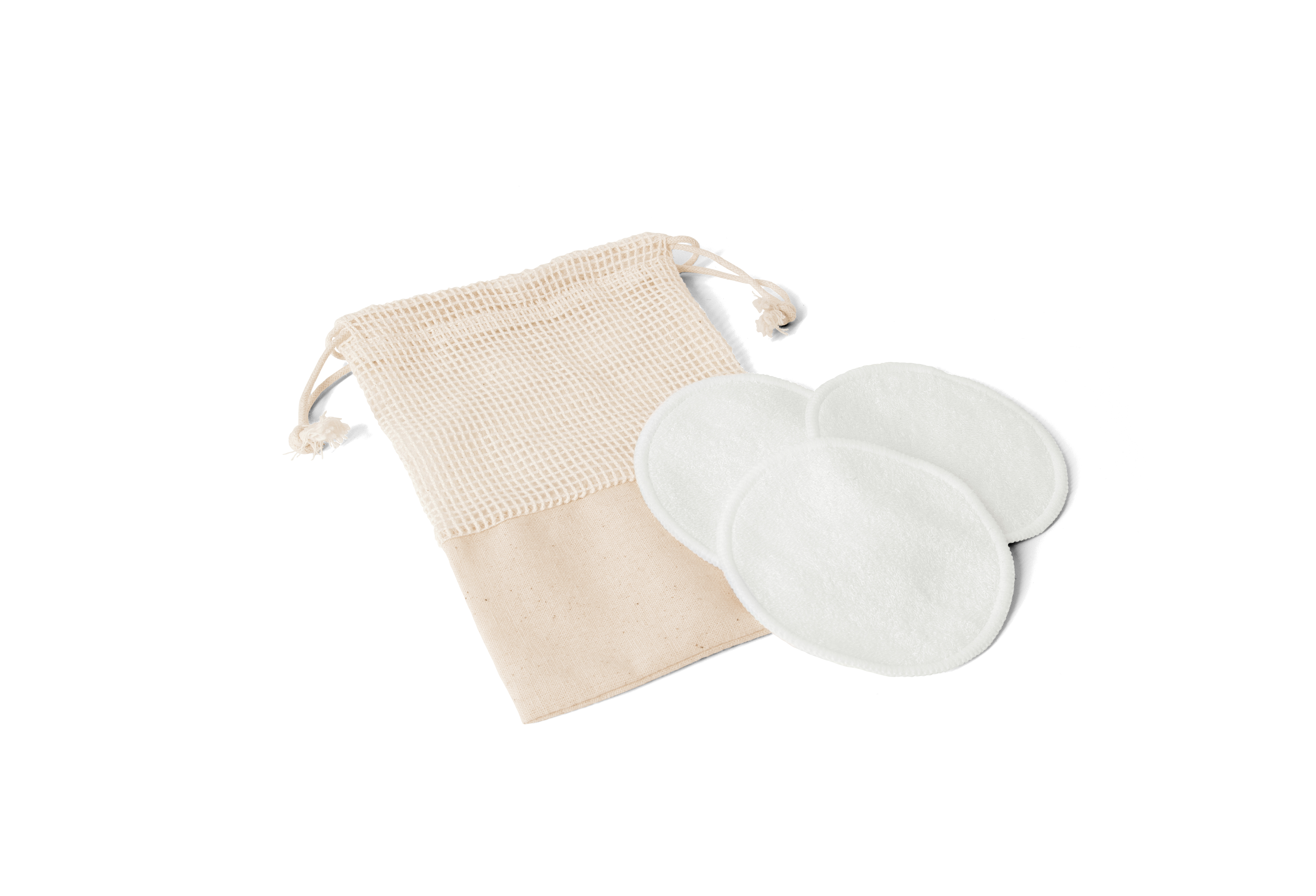 ELISE. Conjunto de 3 discos de limpeza facial laváveis e reutilizáveis