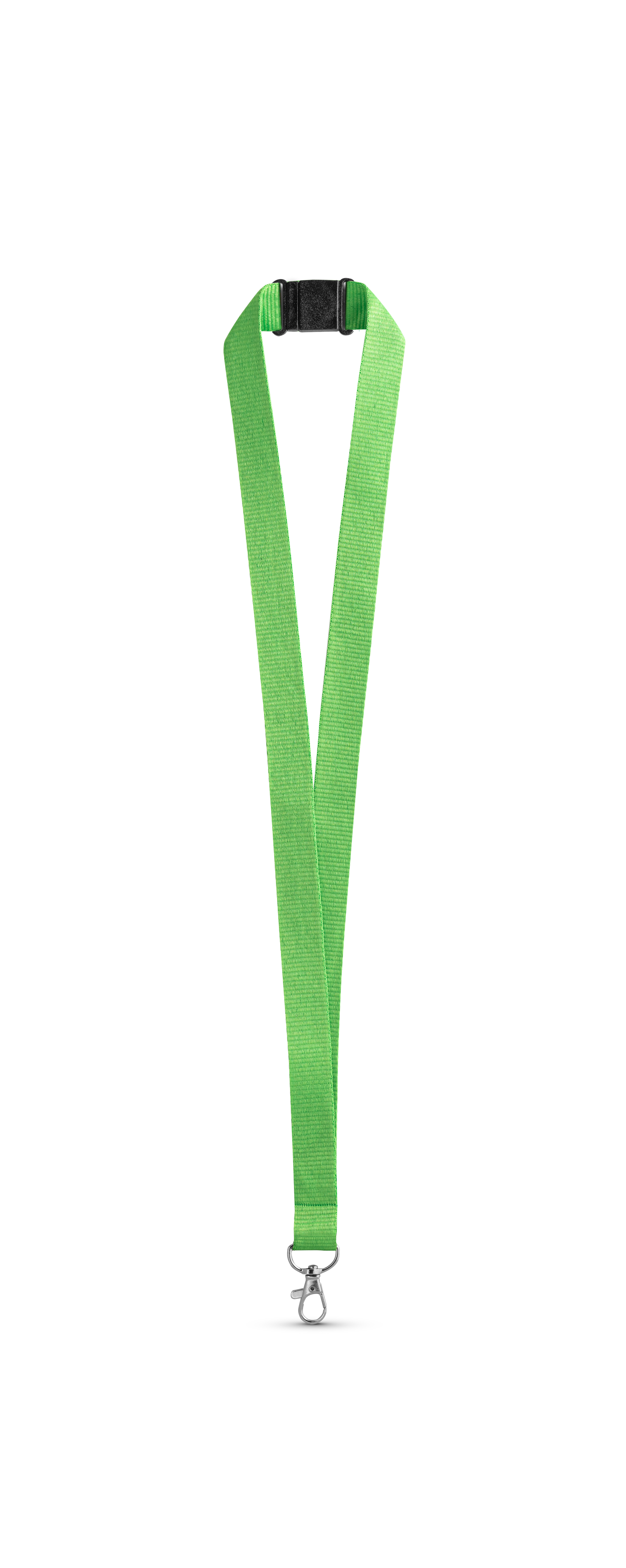 LEEDS. Lanyard em poliéster com fecho de segurança