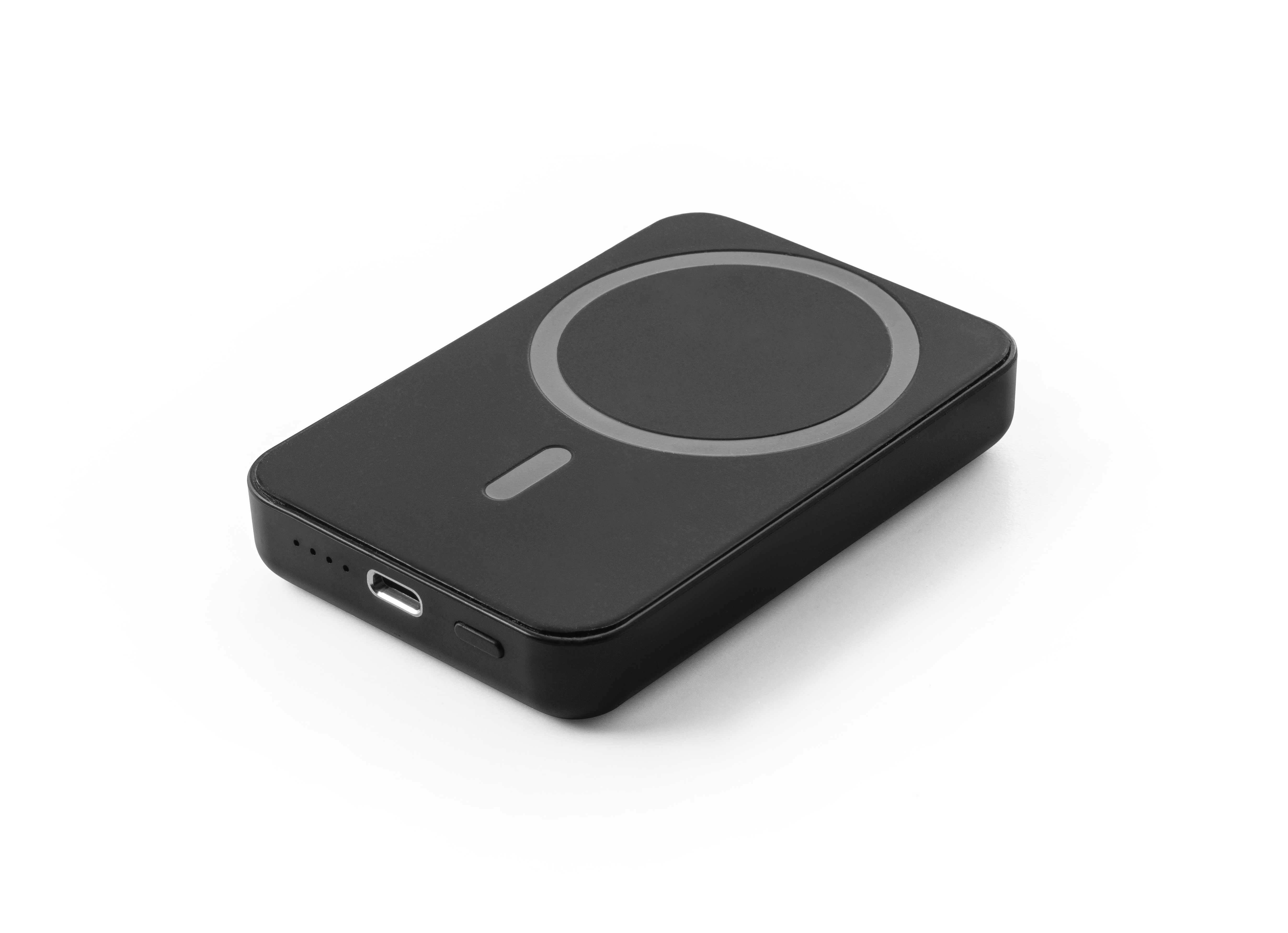 AMPERE 5. Power bank magnética 5'000 mAh com carregador wireless super rápido 15W em ABS reciclado (100% rABS)