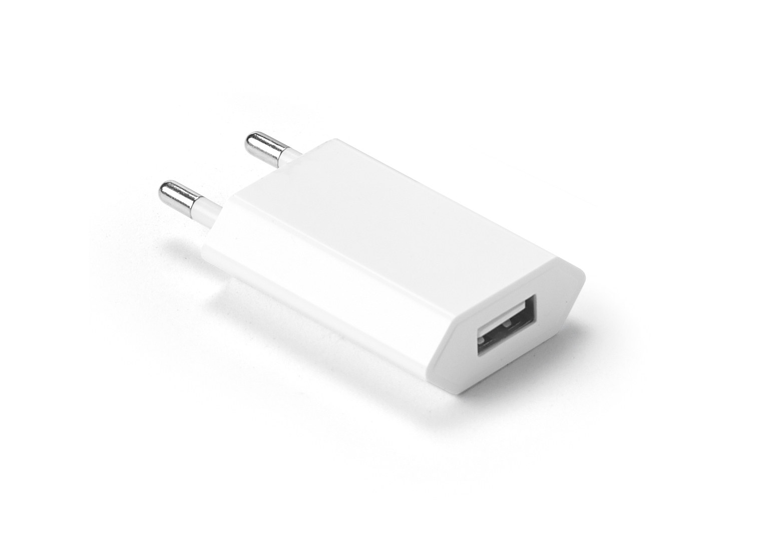 WOESE. Adaptador de corrente USB-A 5W em ABS reciclado (100% rABS)