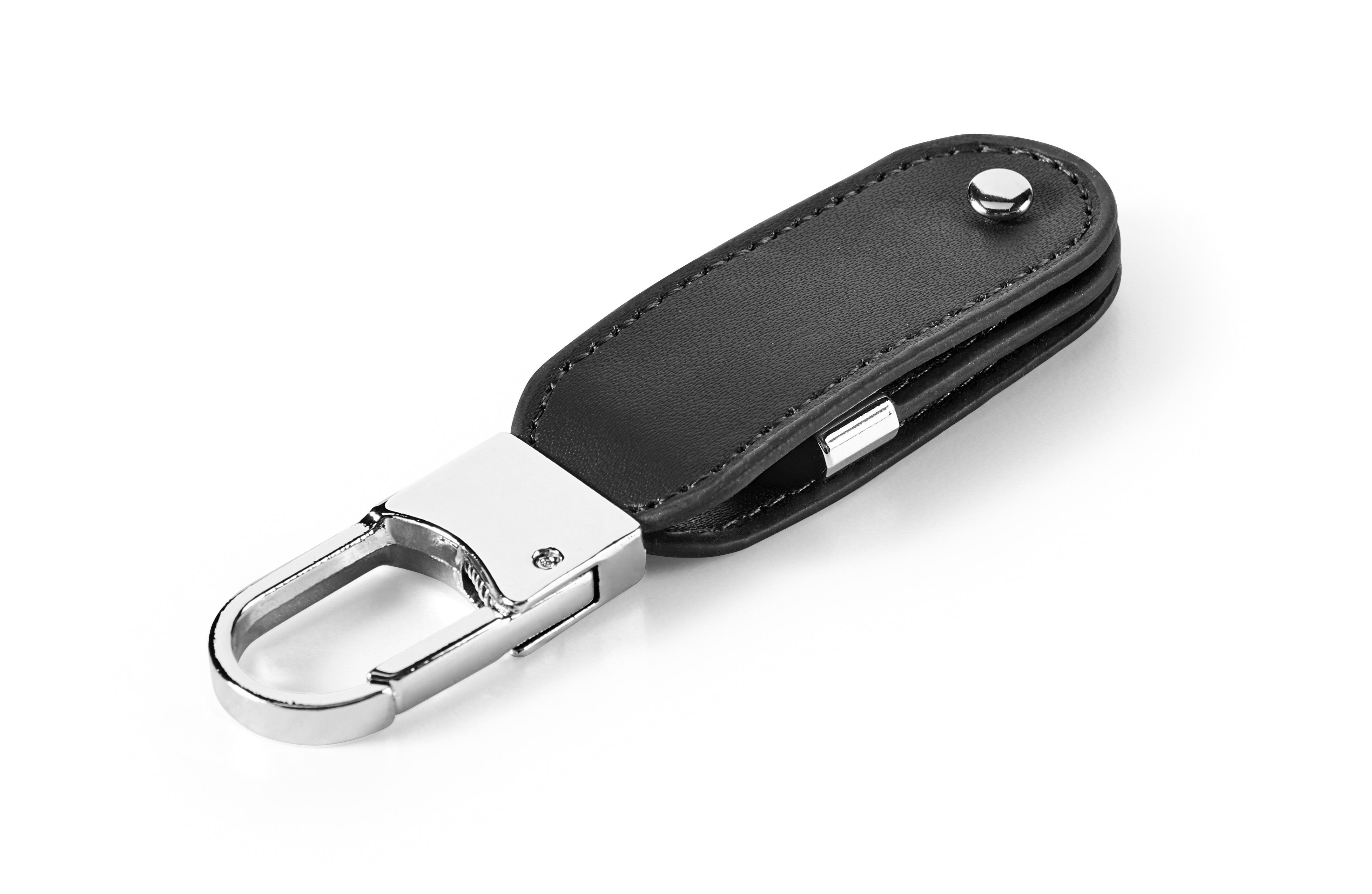BRAGG 8GB. USB memory with 8GB in PU and with carabiner clip