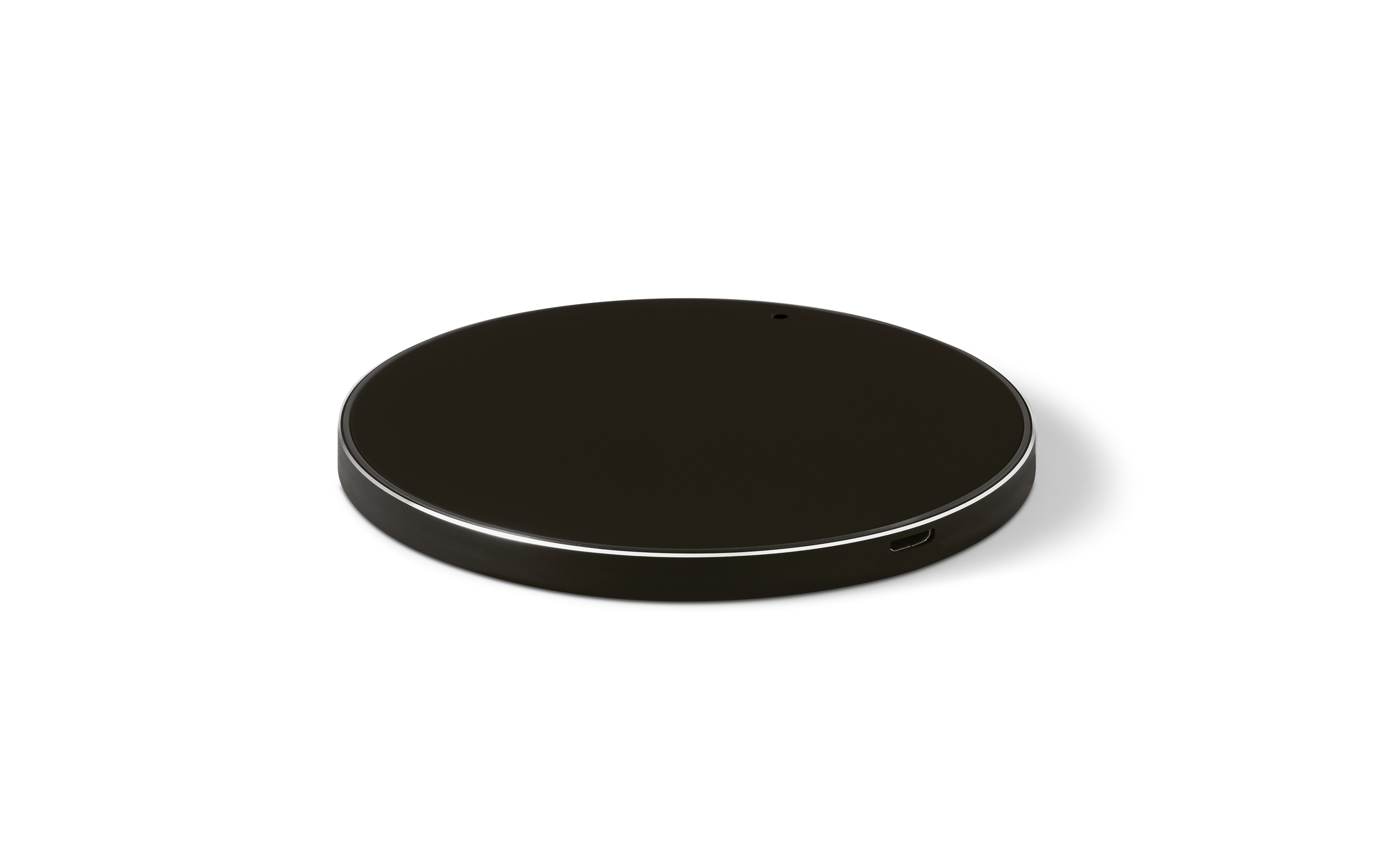 JOULE. Carregador wireless rápido 10W em ABS reciclado (100% rABS) e alumínio reciclado (100% rAL)