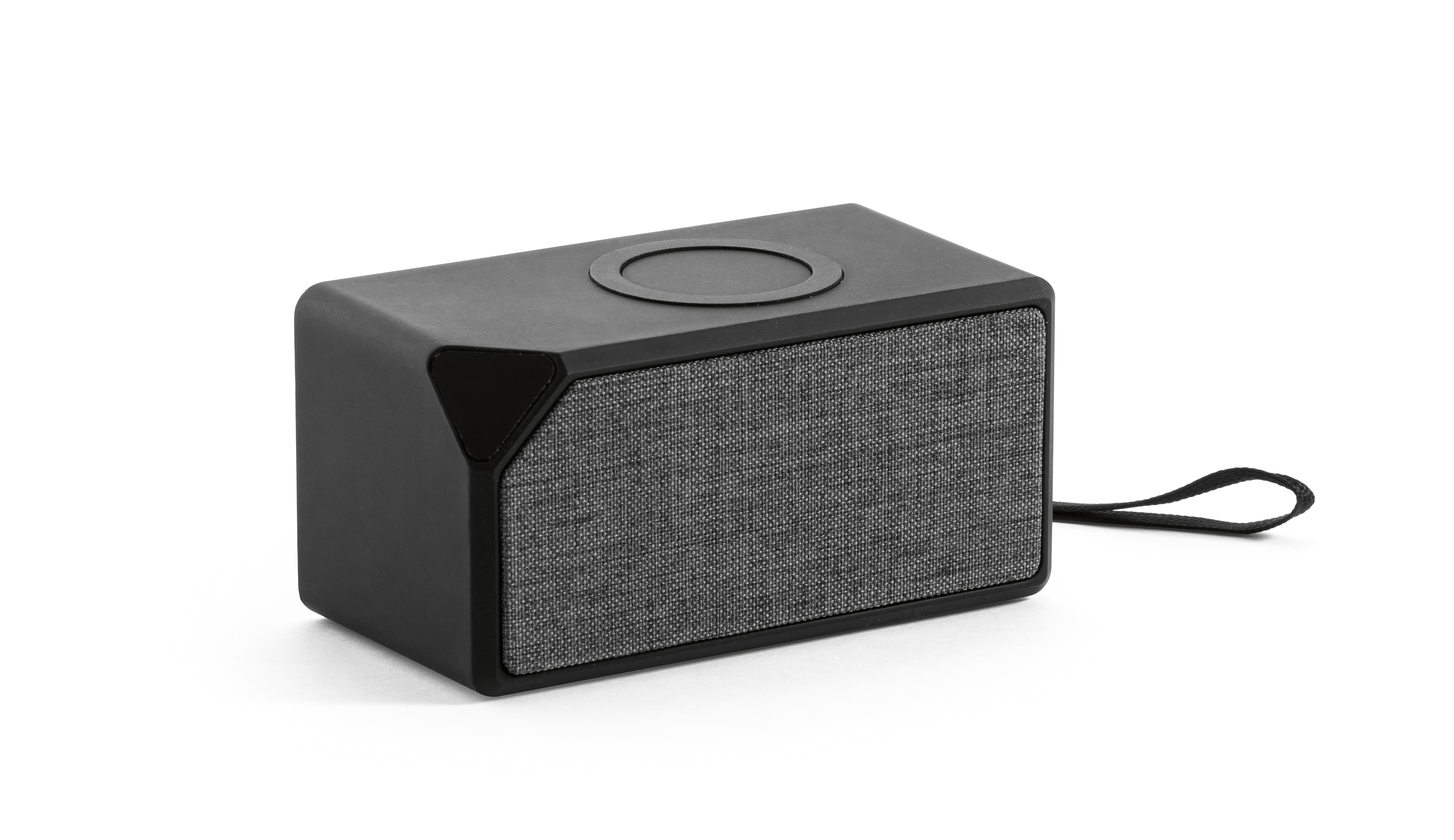 GRUBBS. Coluna de som portátil em ABS com carregamento wireless